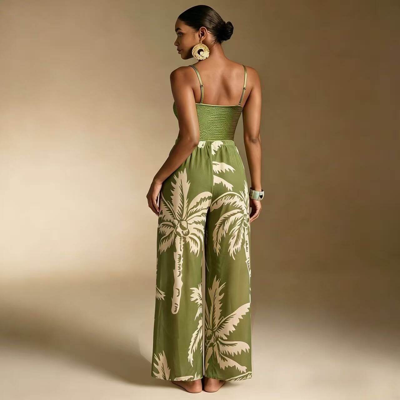 Tropical Resort One-Piece & Pants Set